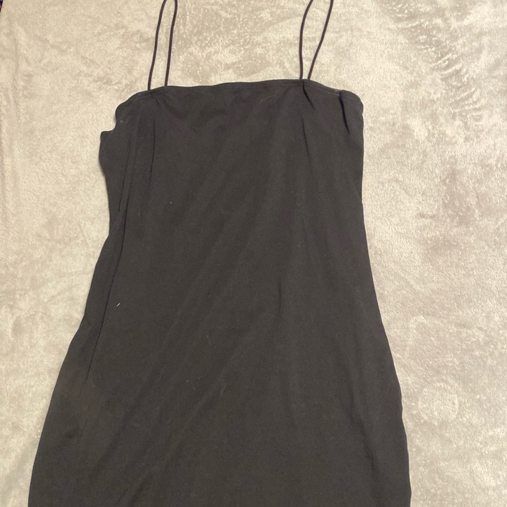 Shein black mini dress